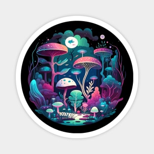 Magic Mushrooms Magnet